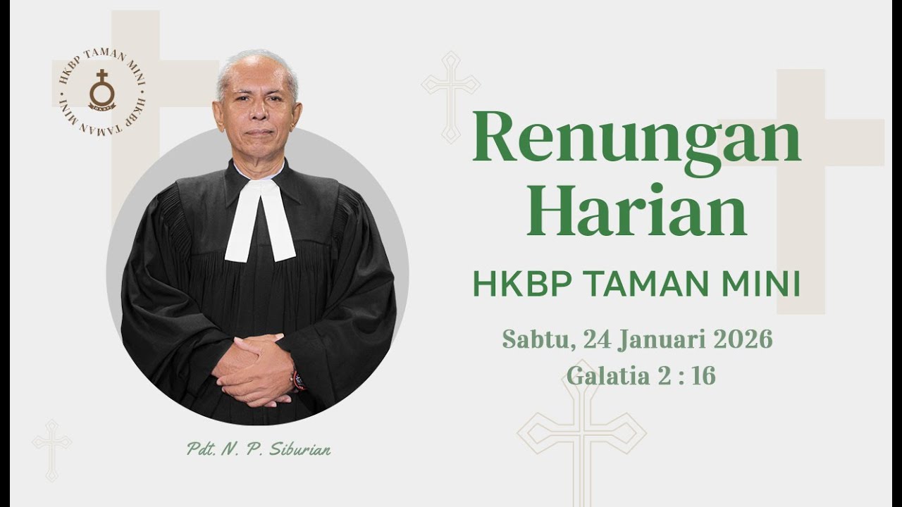 Renungan Pagi HKBP Taman Mini | Sabtu, 24 Januari 2026