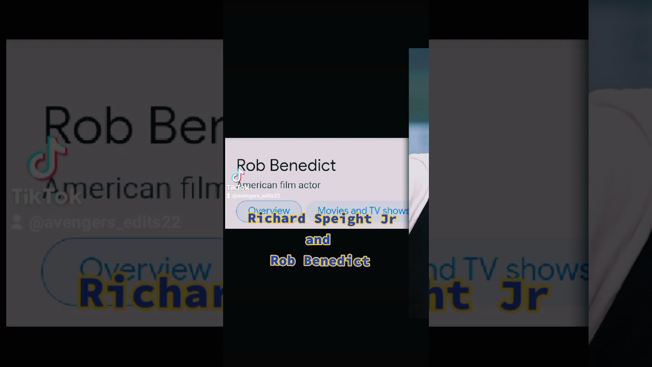 Richard Speight Jr and Rob Benedict