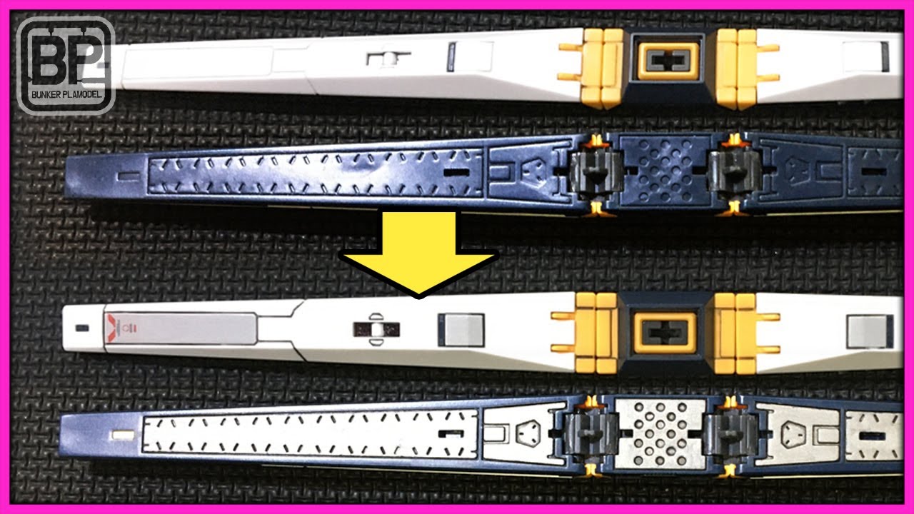 RG뉴건담 만들기 7부: 핀판넬 뽀대나게 붓도색하기 RG NU GUNDAM