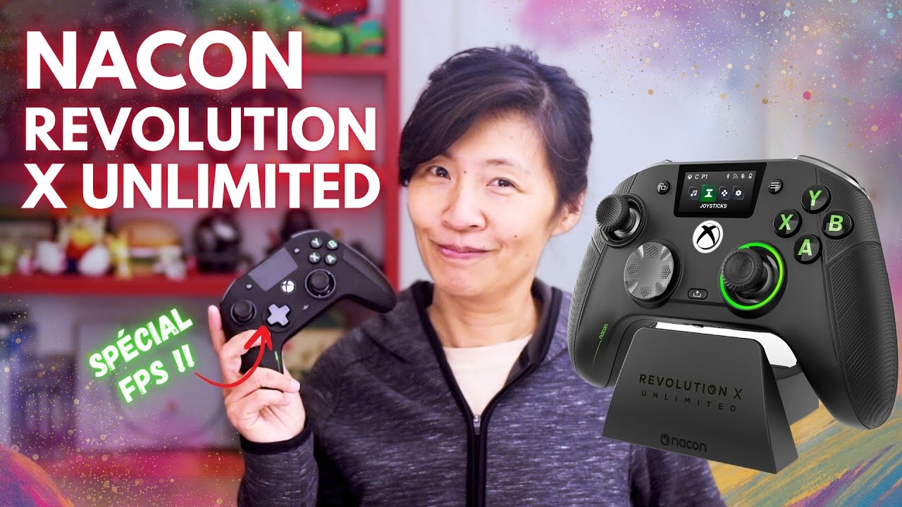 Nacon Revolution X Unlimited : on voit en d&eacute;tail cette manette d&eacute;di&eacute;e aux FPS
