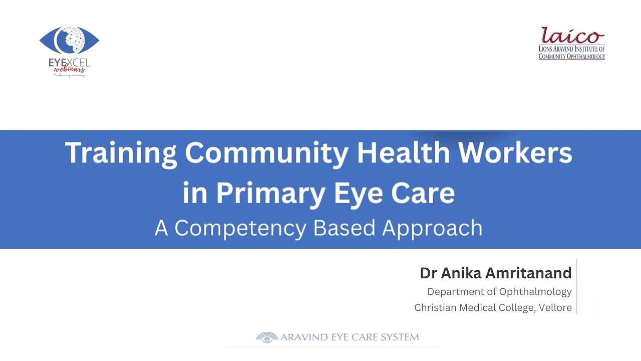 Training Community Health Workers in Primary Eyecare
