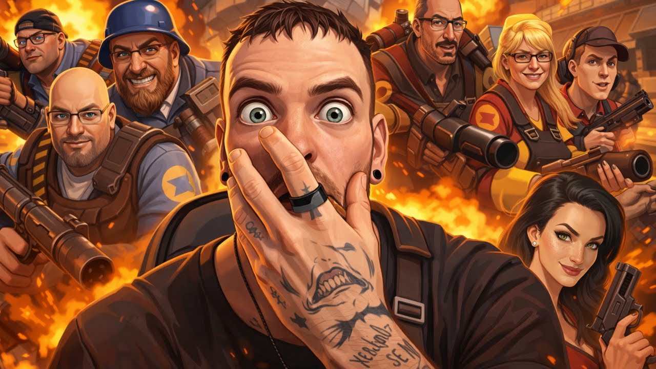 GAMING SHOOTER PARTY NIGHT w/Basti, Sophie, Timer, Blade, Anulu & Uschi | Team Fortress 2