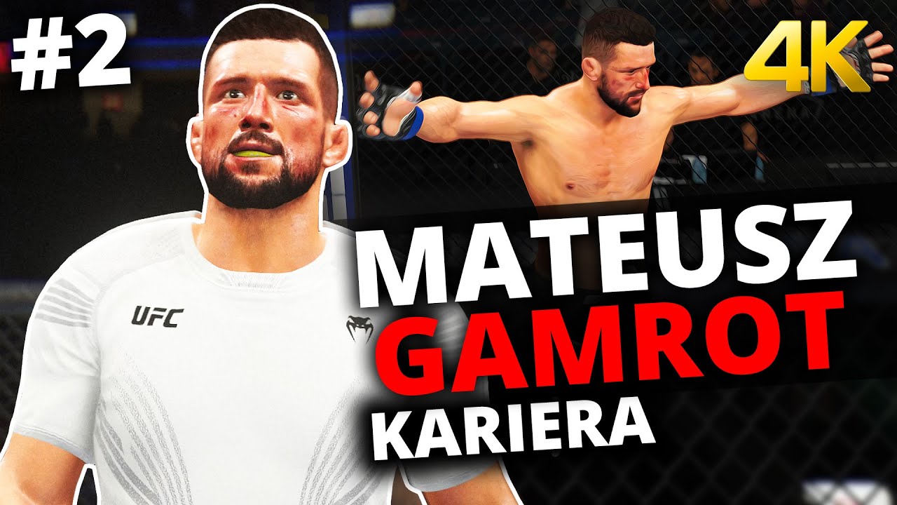 MATEUSZ GAMROT KARIERA - WALKA DO SAMEGO KOŃCA! | UFC 4 PL PS5 [odc. 2]
