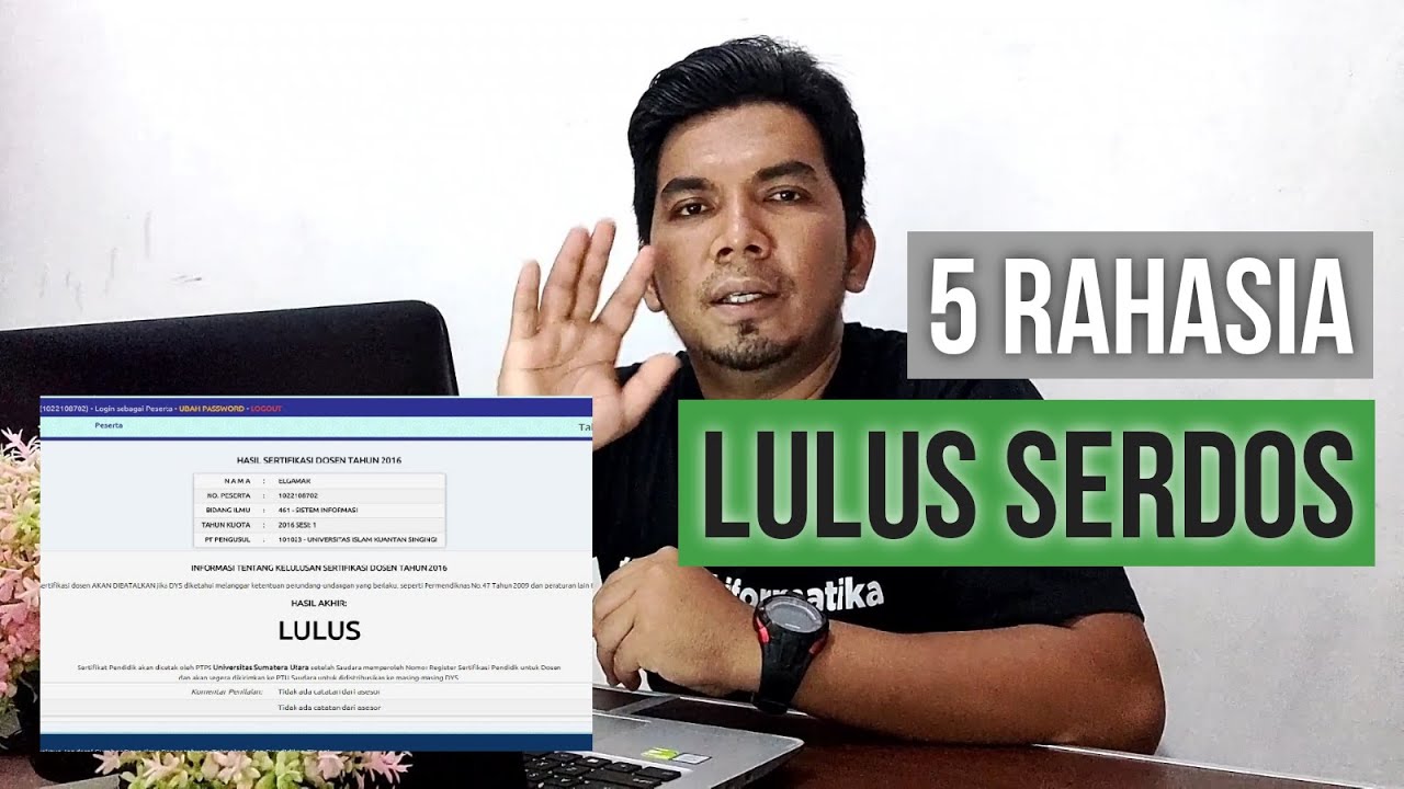 (5 RAHASIA) CARA MUDAH AGAR LULUS SERDOS