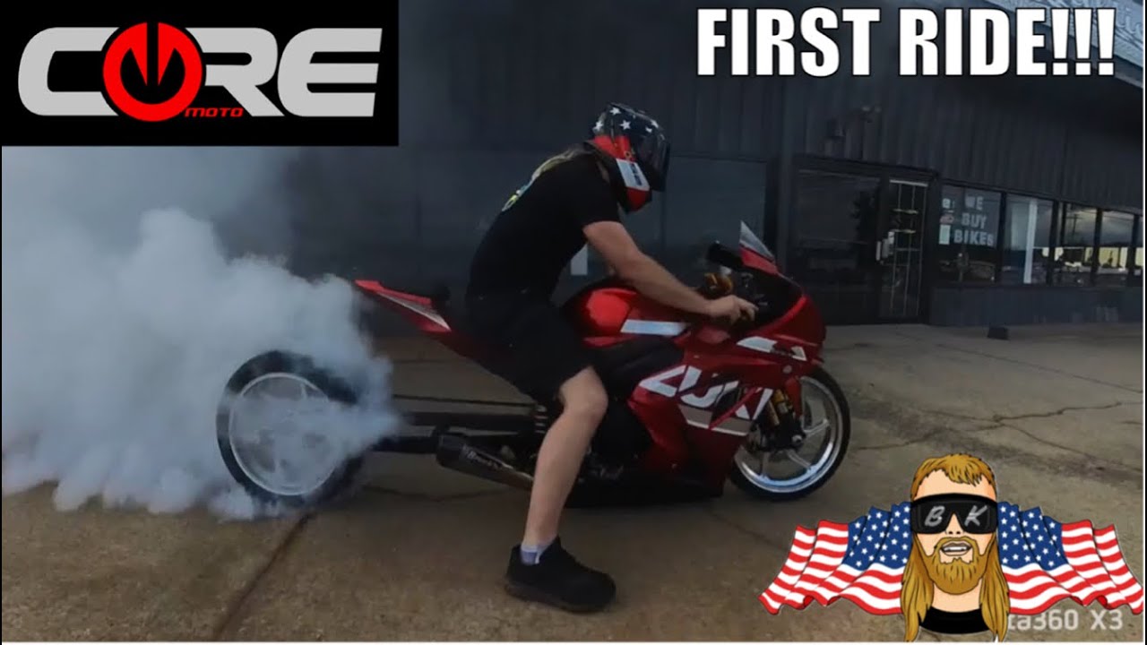 First ride for the auction bike and Core Moto wheel review Gsxr 1000