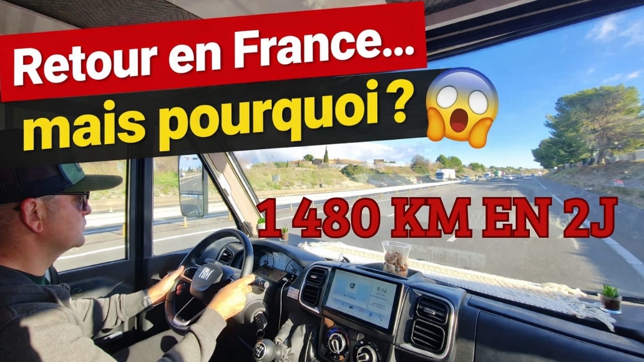 On pensait rester en Espagne… jusqu’à CET appel. #family #travel #nomad #españa #france #campingcar