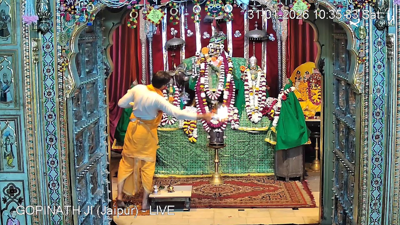 GOPINATH JI MANDIR (Jaipur) - LIVE DARSHAN (31st january 2026)
