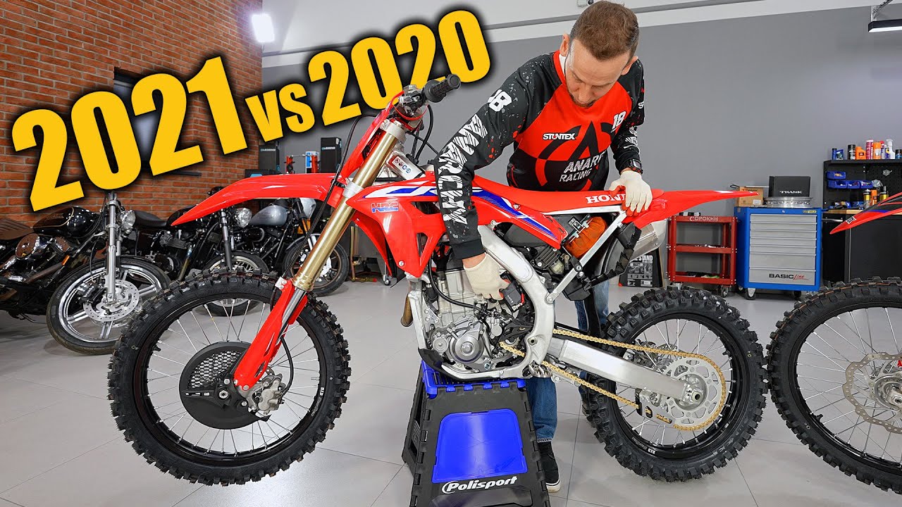 Honda CRF450R 2021 Review Comparison with 2020