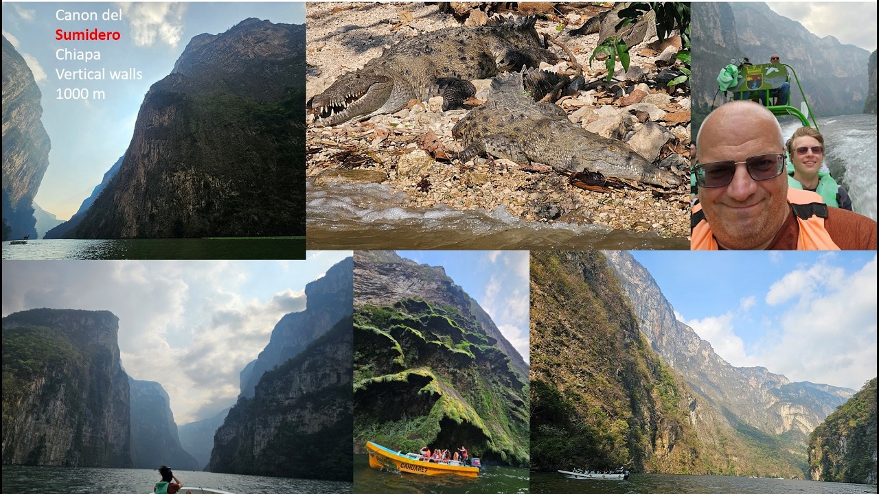 Cañón Del Sumidero: Ultra Scenic Boat Ride in 1000 m deep canyon, the deepest gorge of Mexico