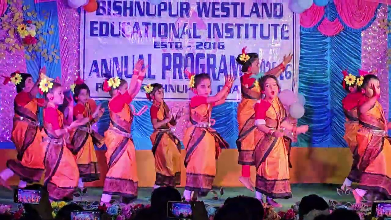 নিষ্কার স্কুলের annual program এ নিষ্কার ড্যান্স।
