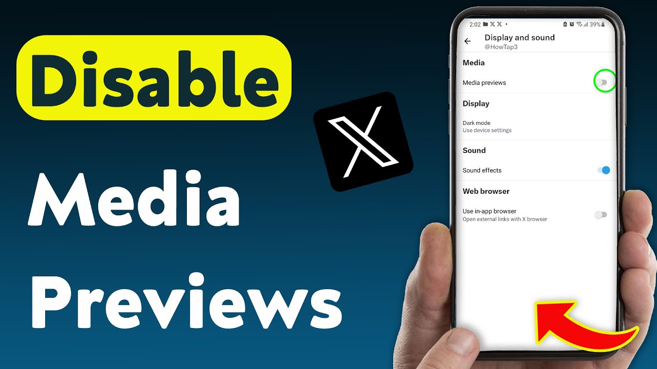 How To Disable Media Previews On X Mobile App (Updated)