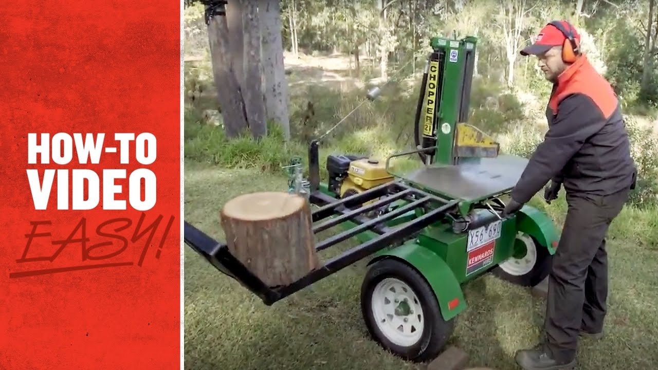 How to Use a Log Splitter