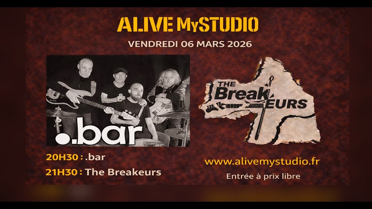Point Bar! - The Breakeurs - LIVE À ALIVE MY STUDIO