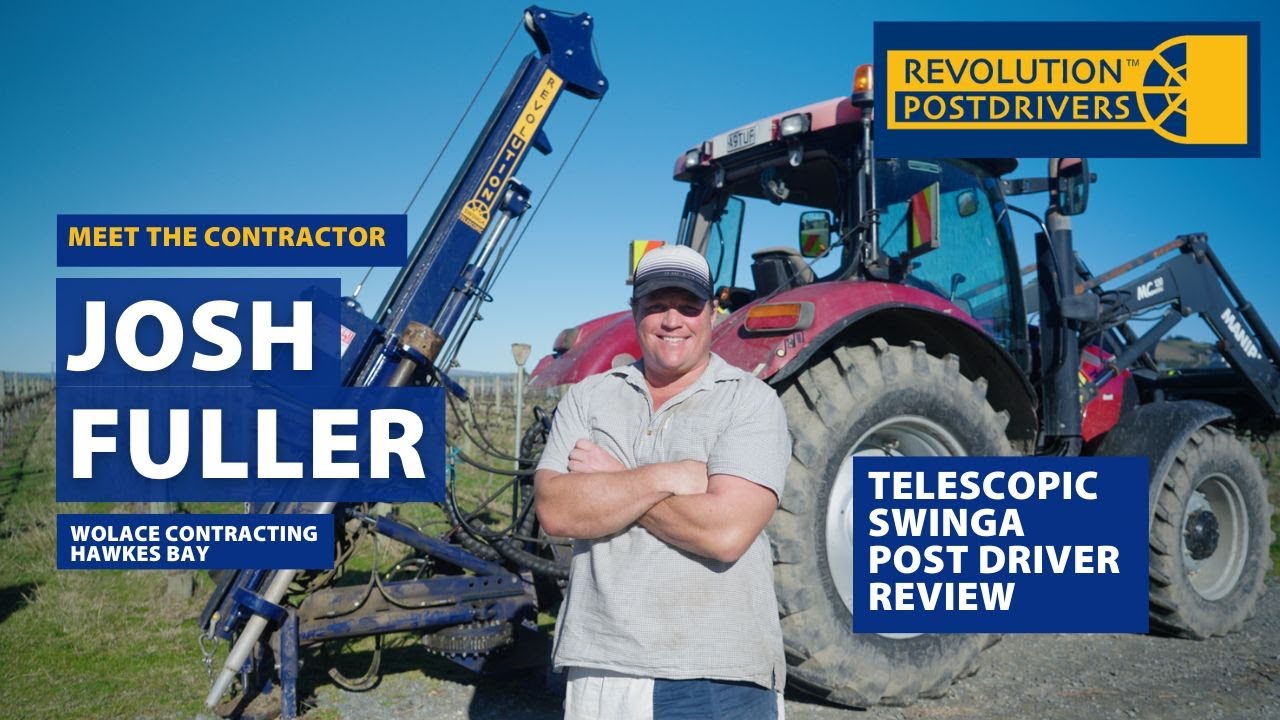 Post Driver Review - Telescopic Swinga | Josh Fuller - Wolace Contracting Hawkes Bay