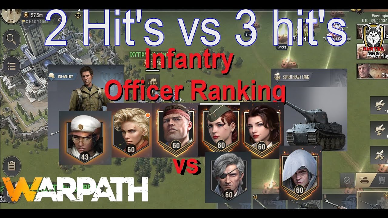 WARPATH: Учебный пособие 101 Пехотный офицер рейтинг v3 (HunterBBQ Советы и Trick)