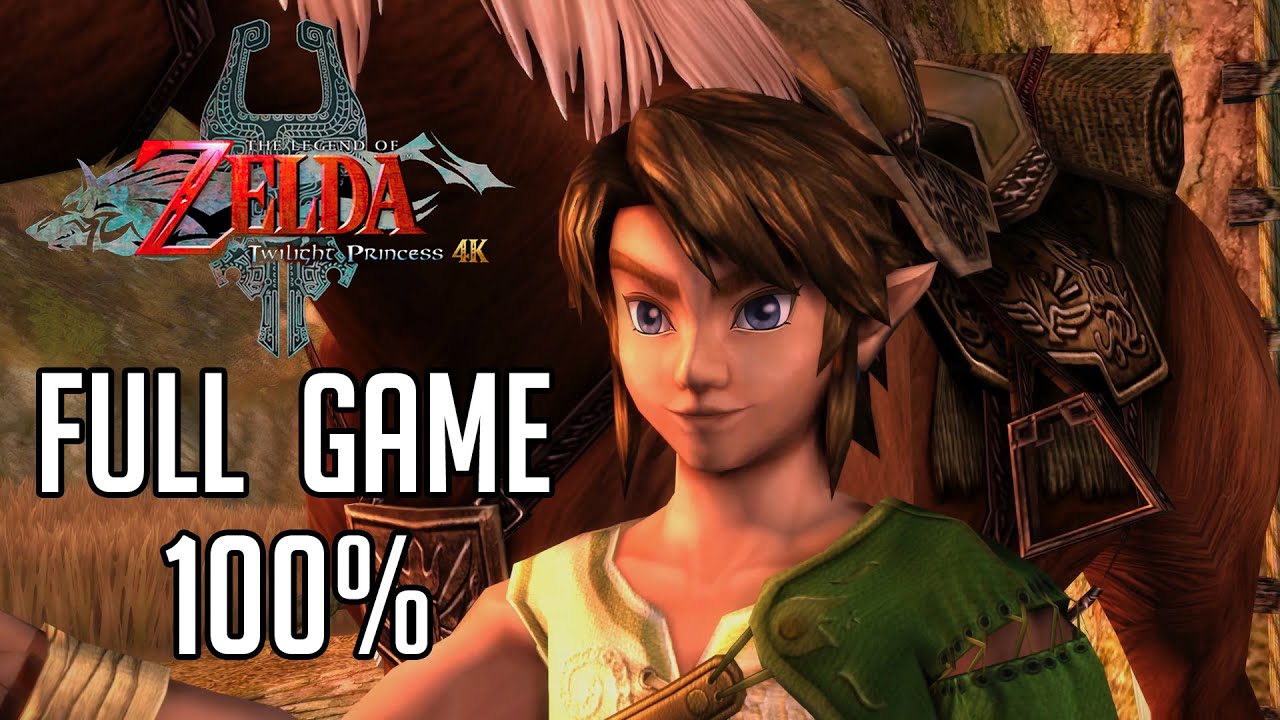 (FULL WALKTHROUGH 100% 4k 60FPS) - The Legend of Zelda: Twilight Princess
