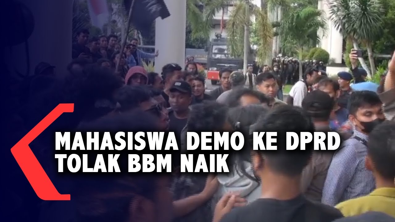 Demo Tolak BBM Naik ke DPRD Kalbar, Mahasiswa Kecewa Tidak Ada Anggota Dewan