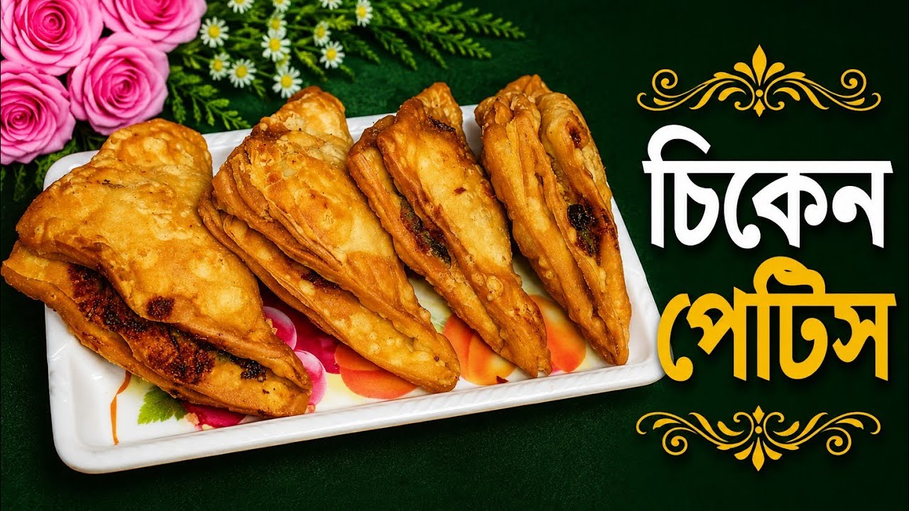 এই রমজানে ইফতারিতে এমন মজাদার চিকেন পেটিস বানিয়ে খেতে অনেক মজা লাগে বার বার বানিয়ে খেতে ইচ্ছে করে 