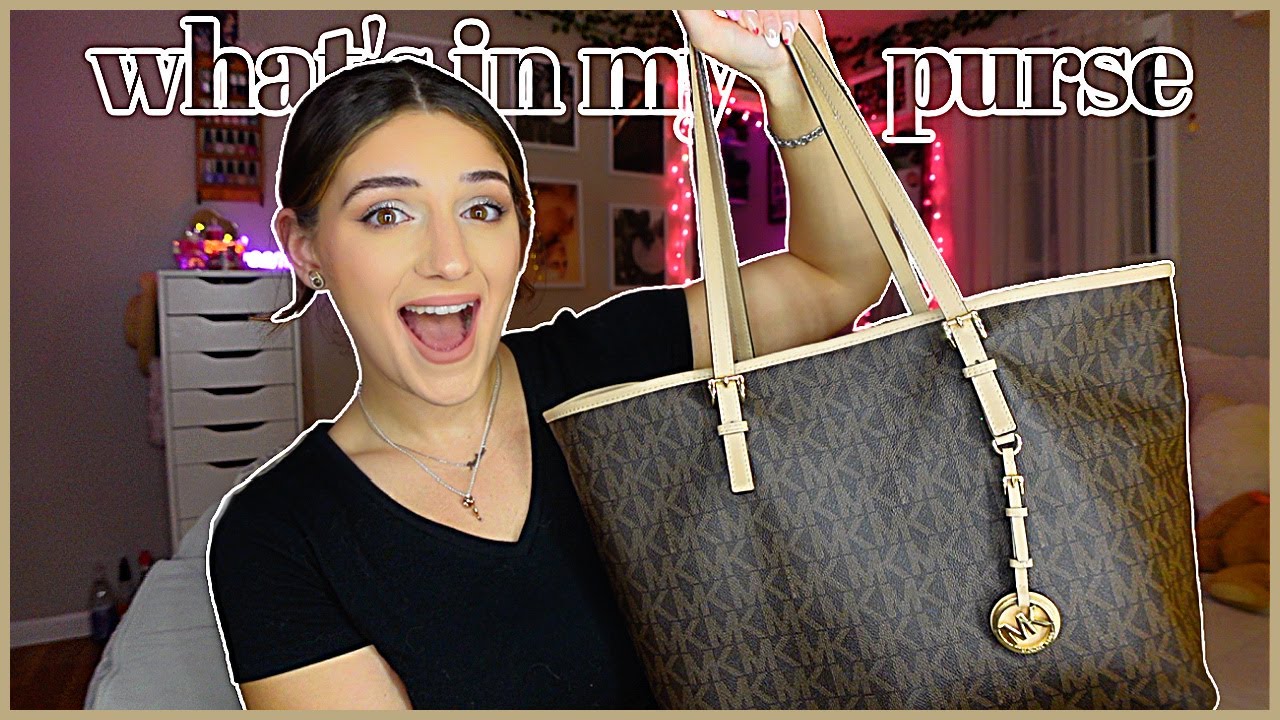 Что в моей сумке? Michael Kors Jet Set Tote (необходимые вещи и незаменимые в путешествиях) | Эмб...