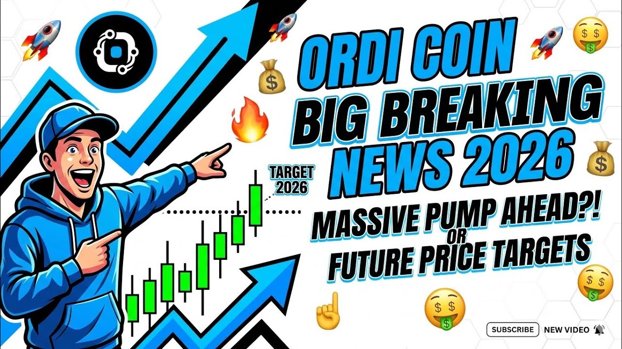 ORDI COIN SHOWING BULLISH 😃 | ORDI COIN NEWS TODAY | ORDI CRYPTO PRICE PREDICTION 2026