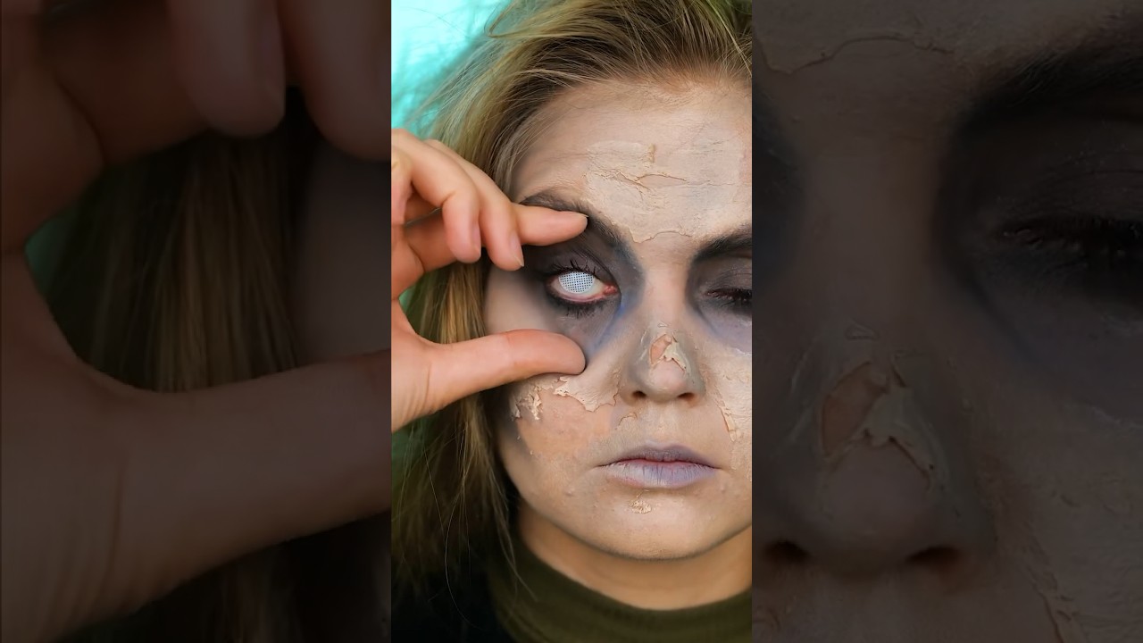 🧟&zwj;♀️ZOMBIE BARBIE TRANSFORMATION 🤯 #123gohouse #shorts