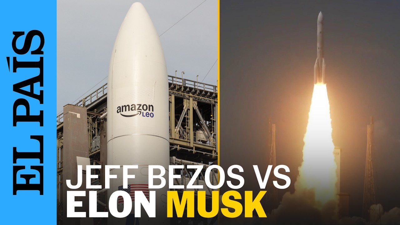 COHETE | JEFF BEZOS rompe el monopolio espacial de MUSK con el despliegue de 32 SATÉLITES | EL PAÍS