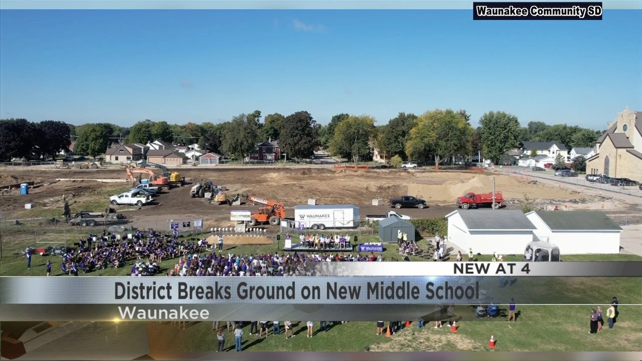 Waunakee Community School District breaks ground on new middle school