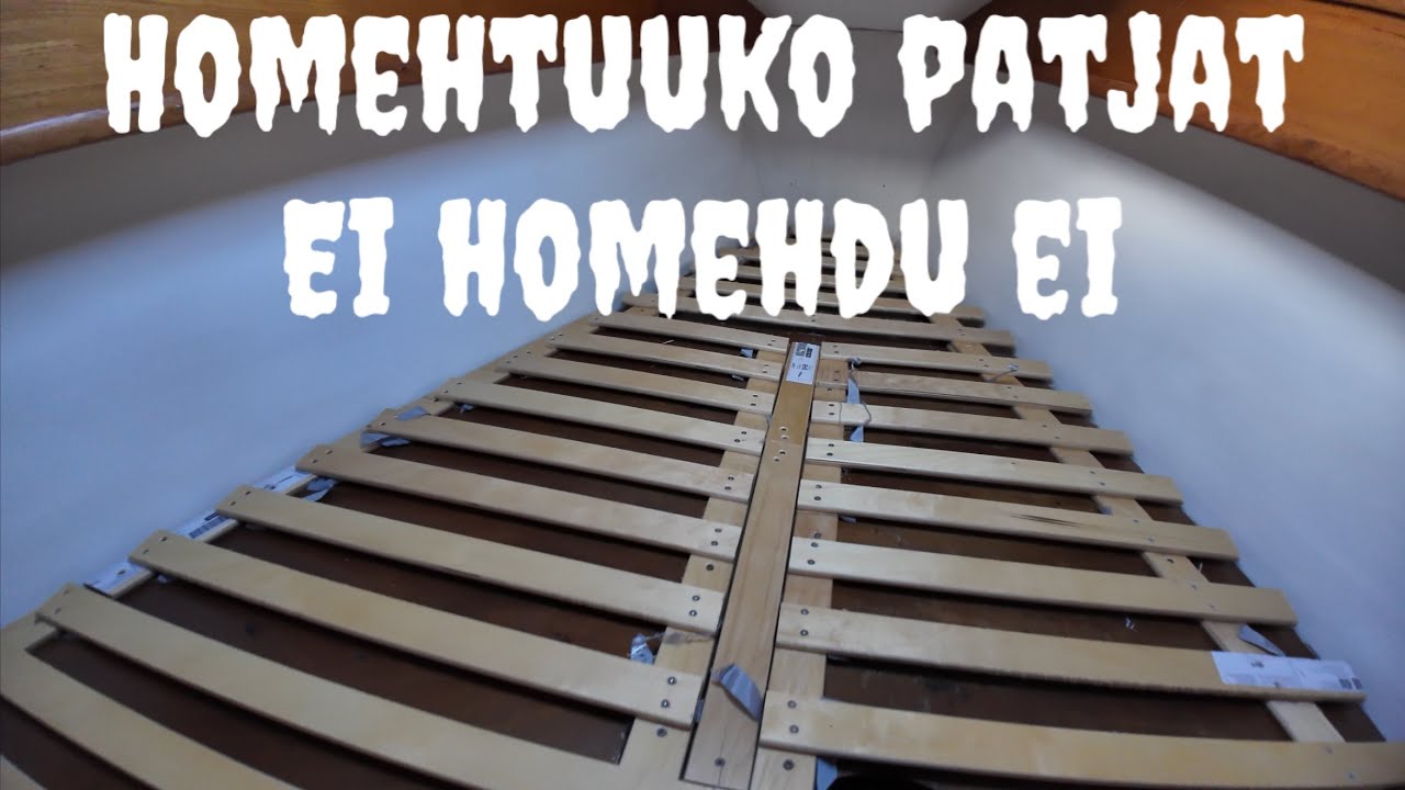 Nyt ei homehdu veneen patjat kai!! Höpinää