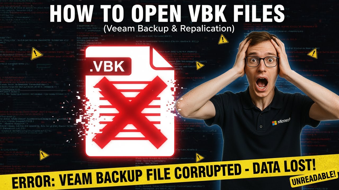 How to Open VBK Files (Veeam Backup & Replication)