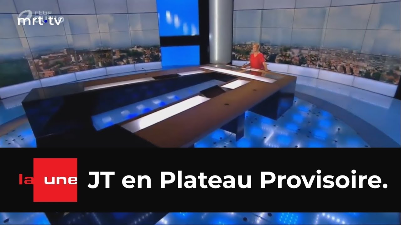 RTBF La Une | JT En plateau provisoire.