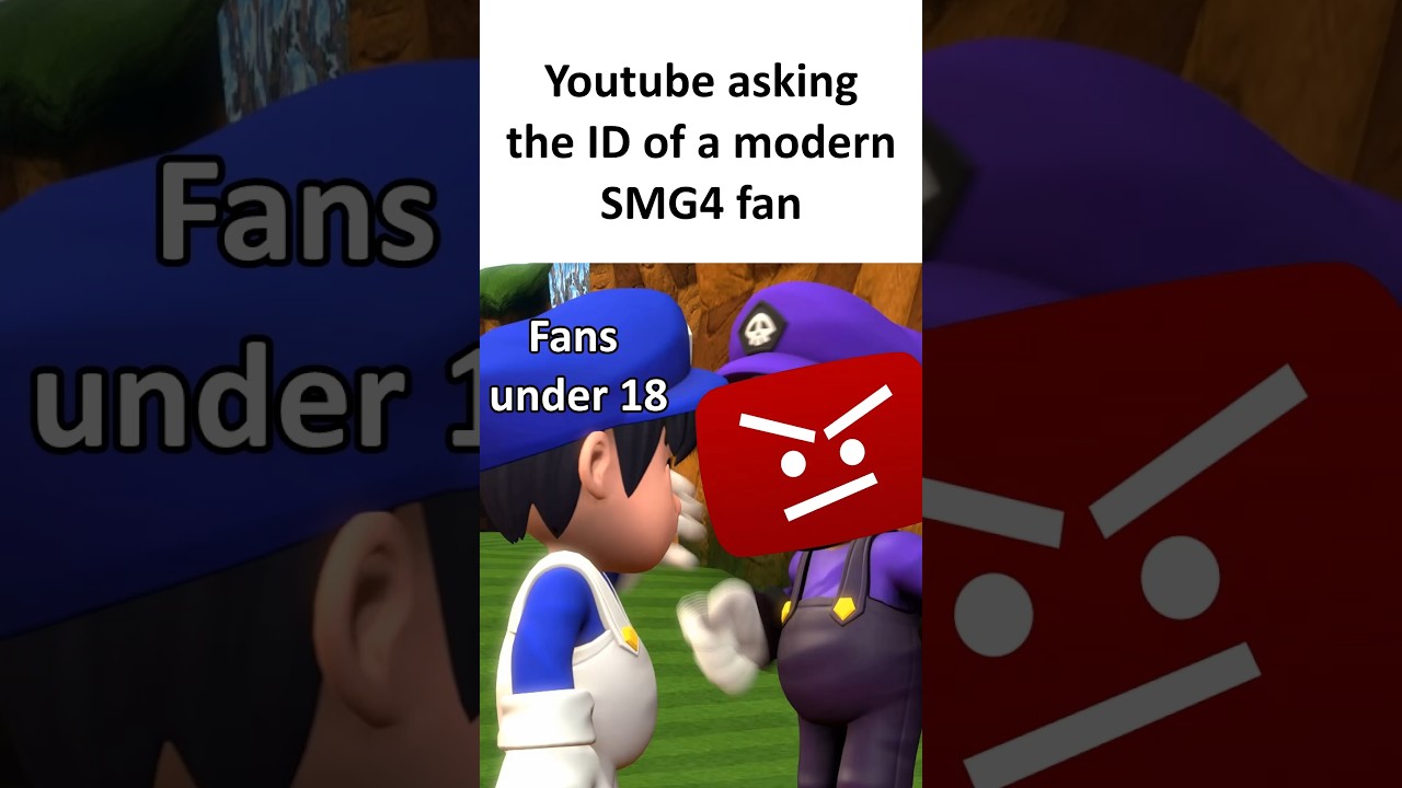 Проверка личности YouTube на современных фанатах SMG4 #smg4 #smg3 #shorts