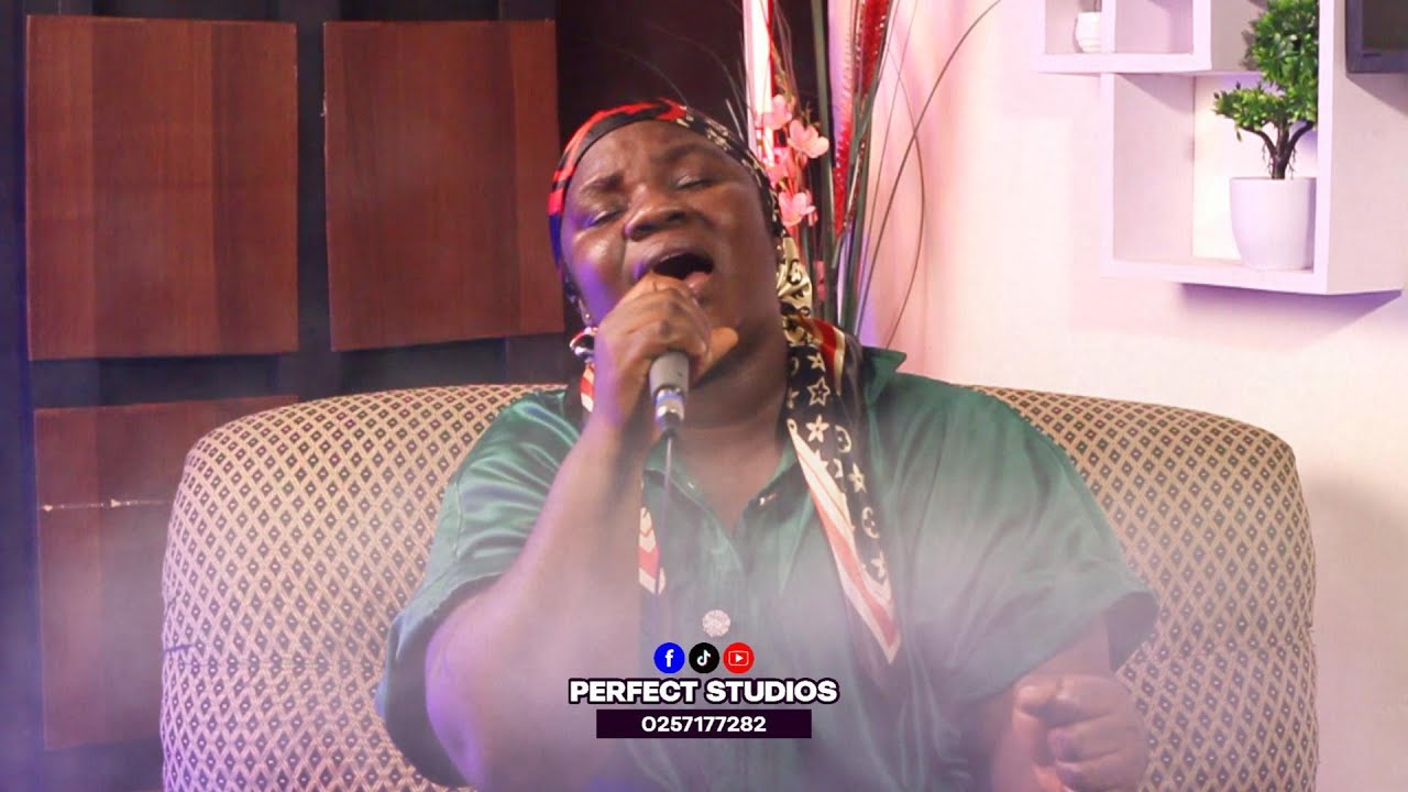 Minister Kate Asare on fire at Perfect Mix Studio