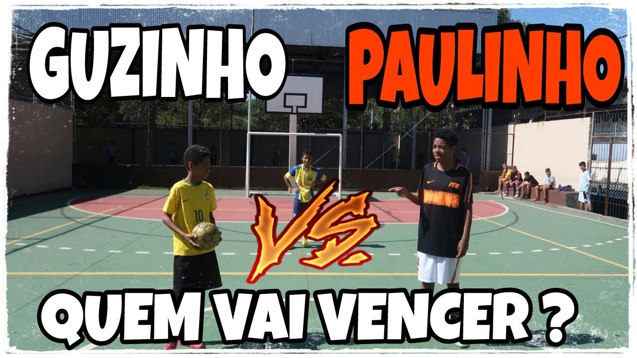 GUZINHO VS PAULINHO - QUEM VAI VENCER ?