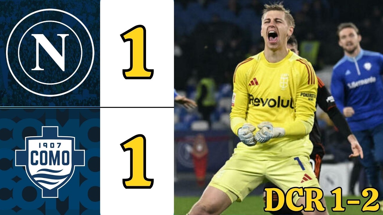 ⚽️ Dal sogno all’impresa: Napoli–Como 1-1, decide la lotteria dei rigori