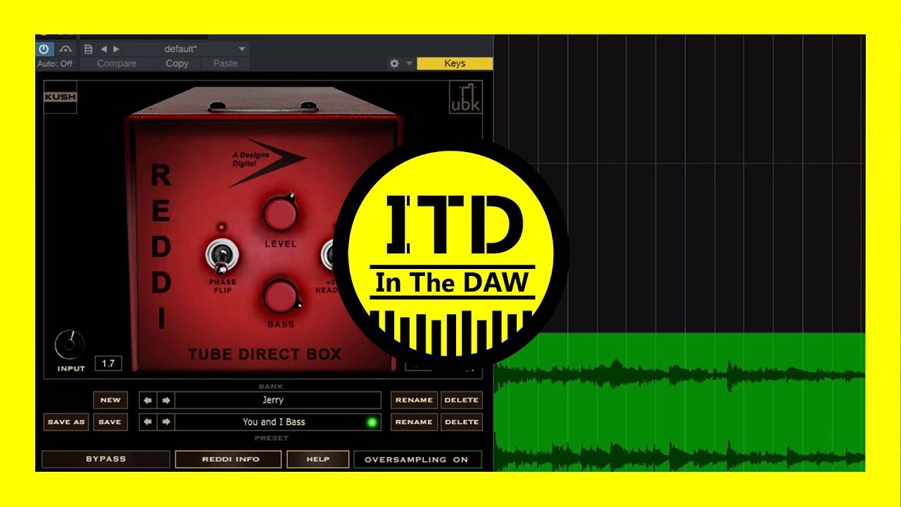 Обзор эмуляции DI-бокса Kush Audio Reddi в DAW