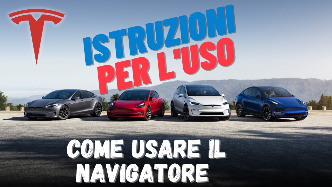 Come usare il navigatore in una Tesla⚡️Istruzioni per l'uso