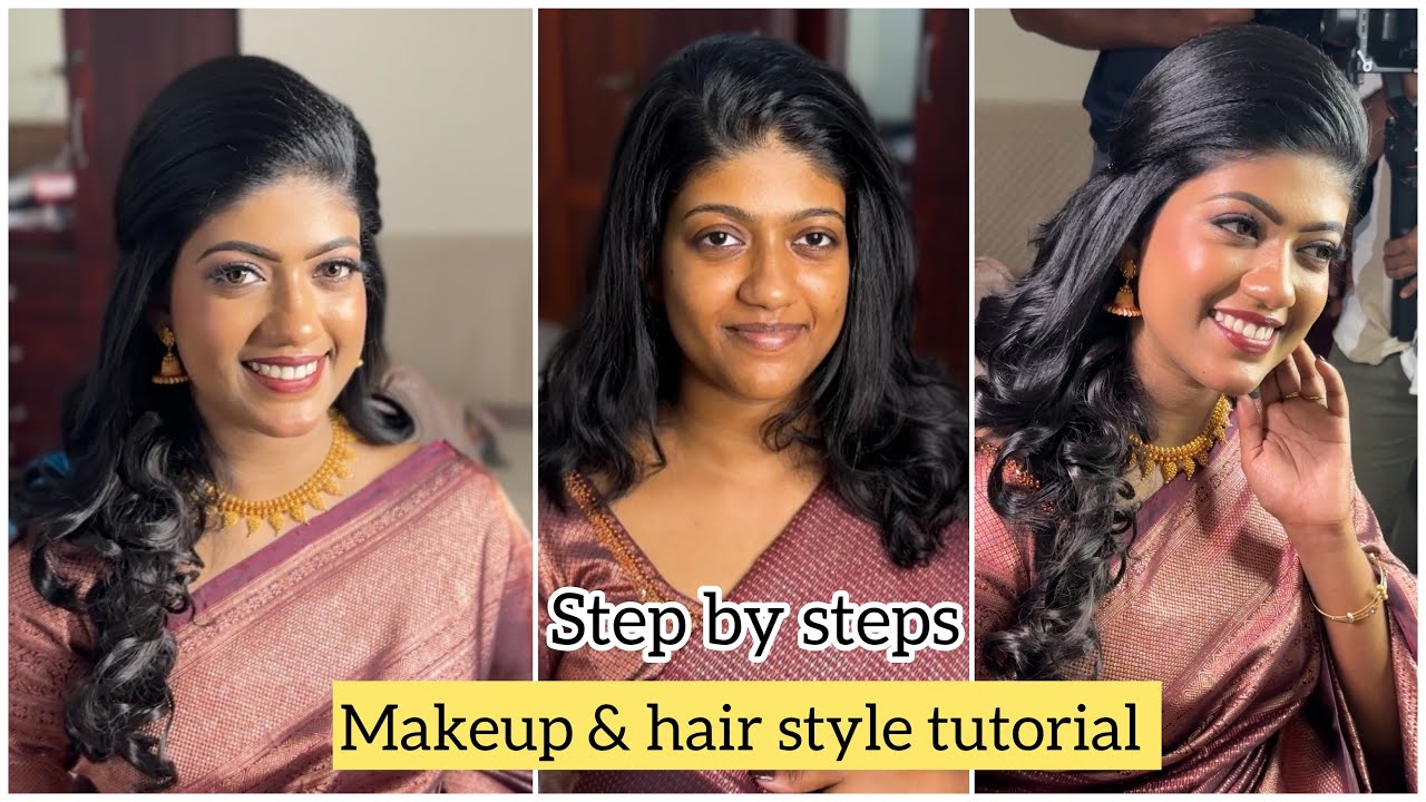 Bridal makeup&open hairstyles ചെയ്യാൻ പഠിക്കണോ എങ്കിൽ ഈ video നിങ്ങൾക്  helpfulആകും🔥its me jossuty