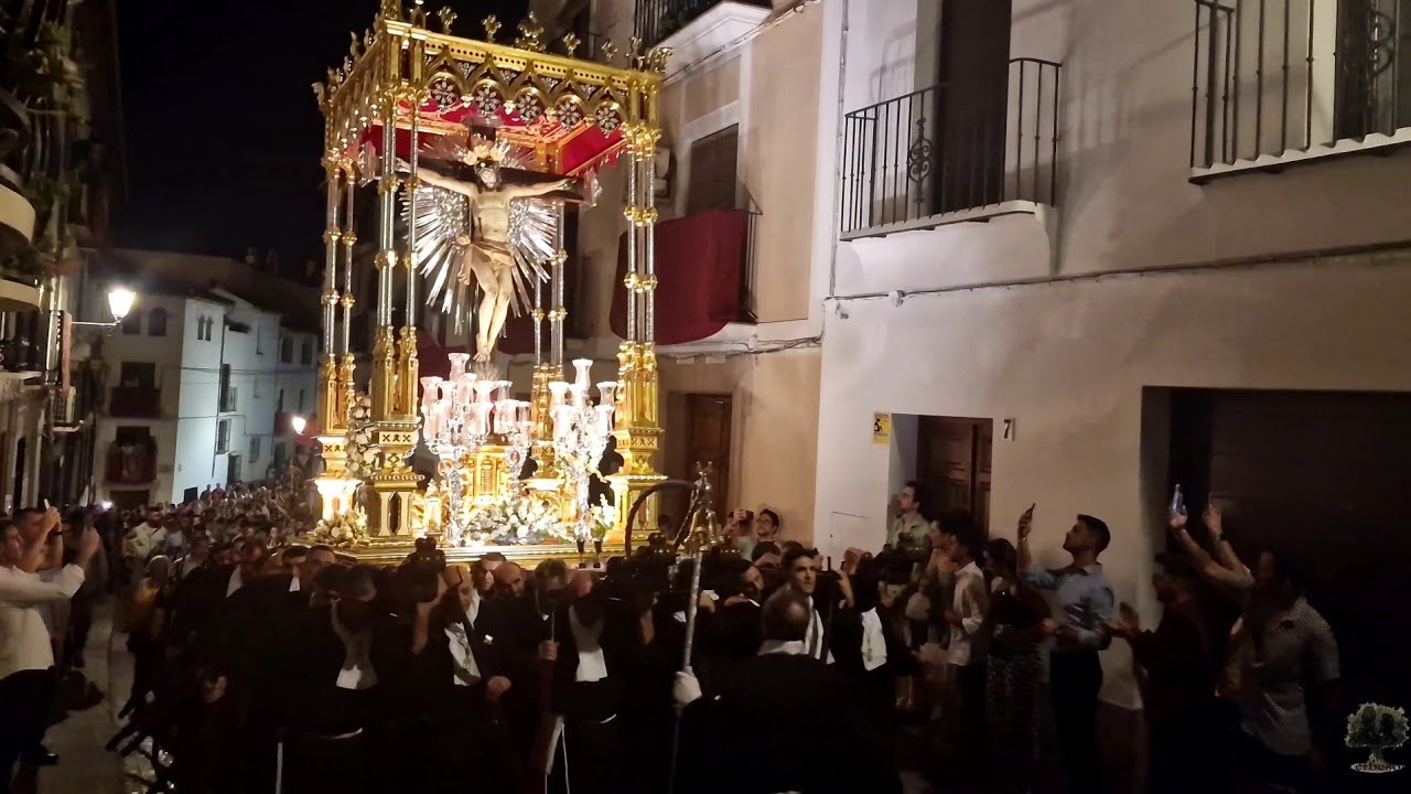 Cristo de la Salud y de las Aguas por la Cuesta Viento y Cuesta Caldereros en la Magna de Antequera