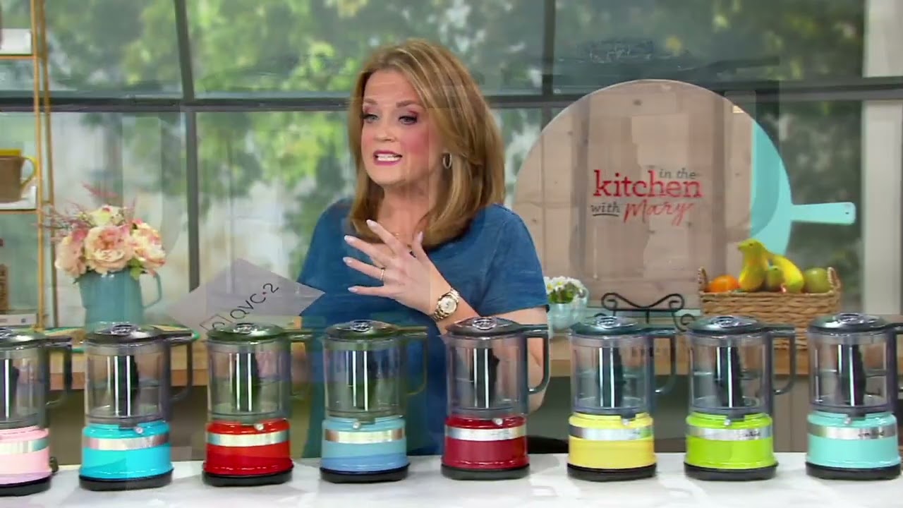 KitchenAid 5-Cup One-Touch 2-Speed Food Chopper w/ Whisking Blade on QVC