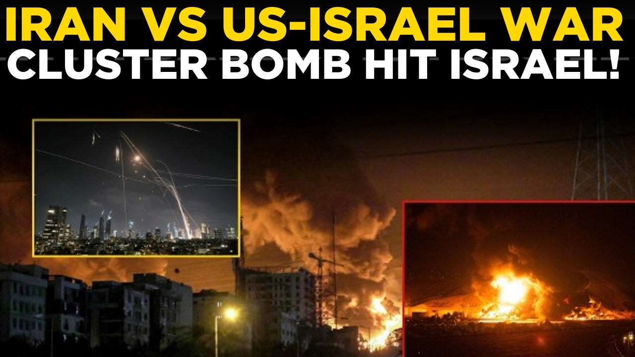 Iran VS US Israel War LIVE: Cluster Bombs Rain On Tel Aviv | IRGC Tehran Military HQ Bombed | Iran
