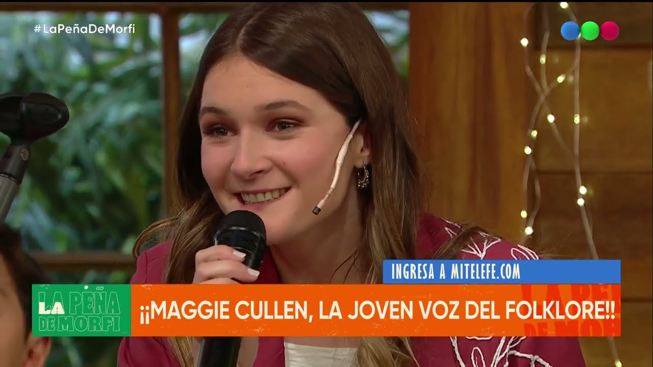 Maggie Cullen, de La Voz Argentina a presentar su primer disco de folclore - La Peña de Morfi 2023