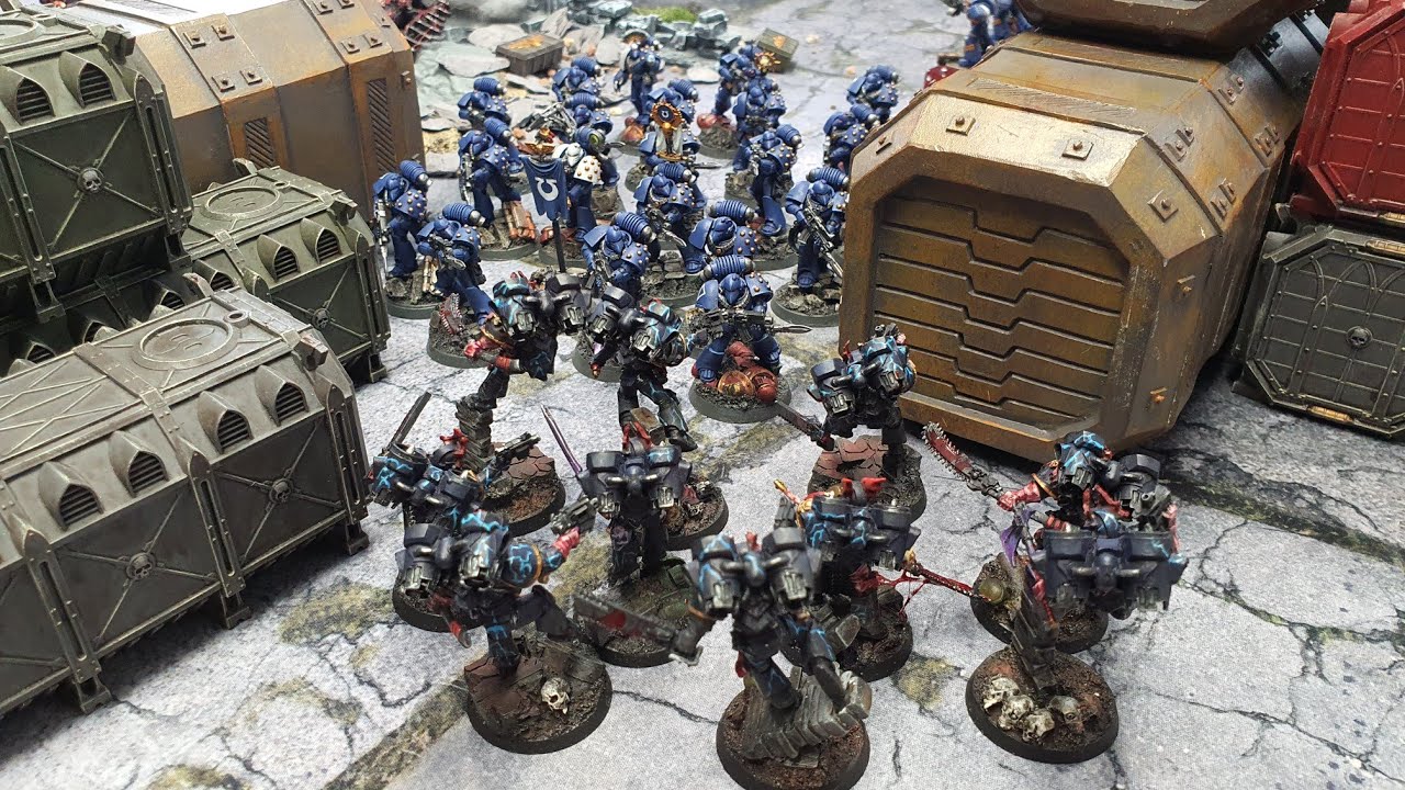 Night Lords vs Ultramarines - Horus Heresy Battle Report