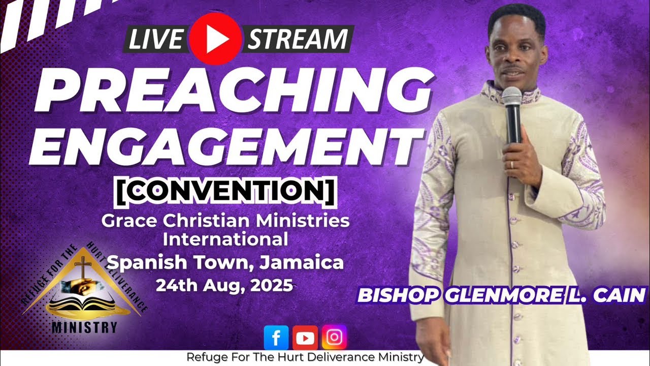 Bishop Glenmore L. Cain | Youth’s Convention-Preaching | @Grace Christian Min. Int. | Aug 24, 2025