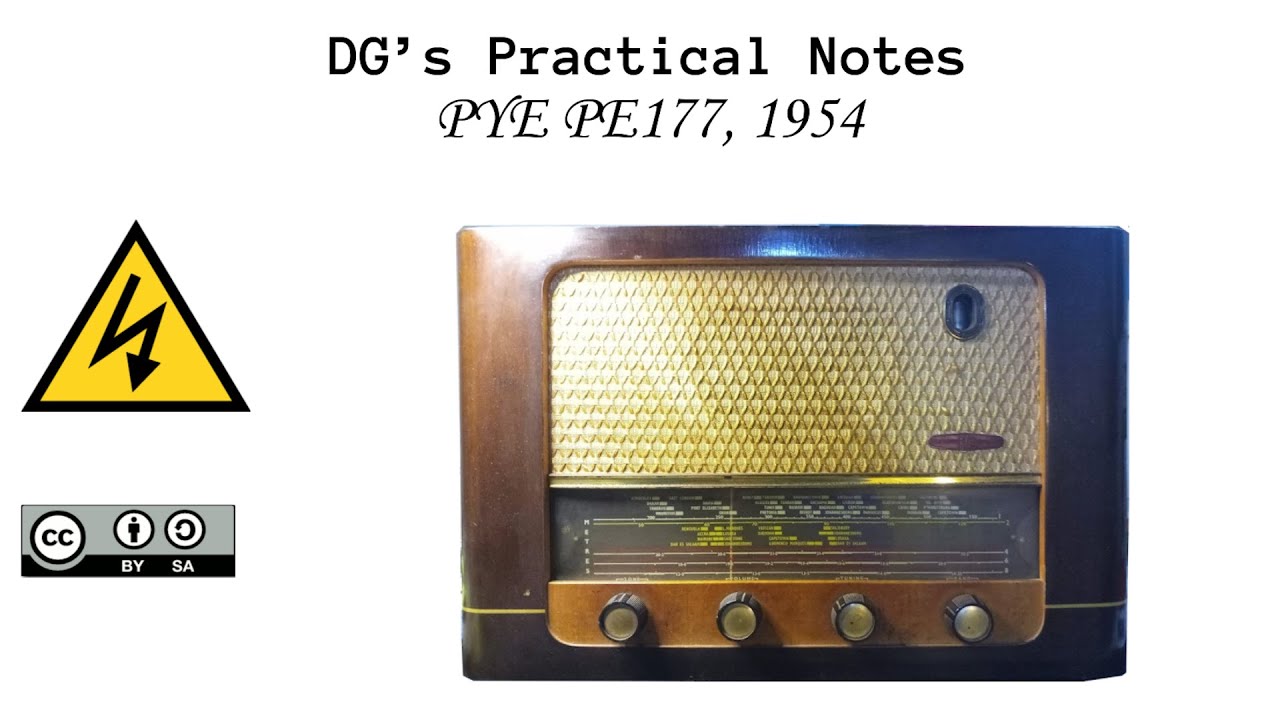 DG’s Practical Notes, R#5 - PYE PE177, 1954 [v2]