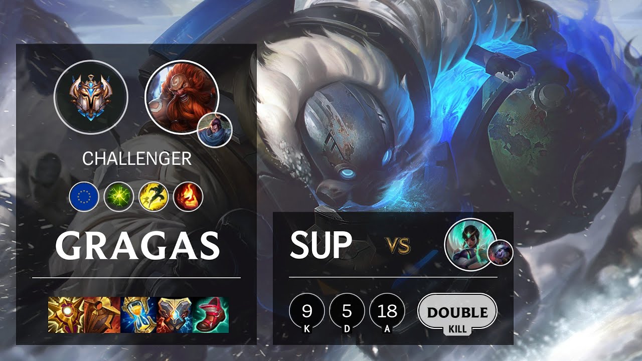 Gragas Support vs Karma - EUW Challenger Patch 11.10