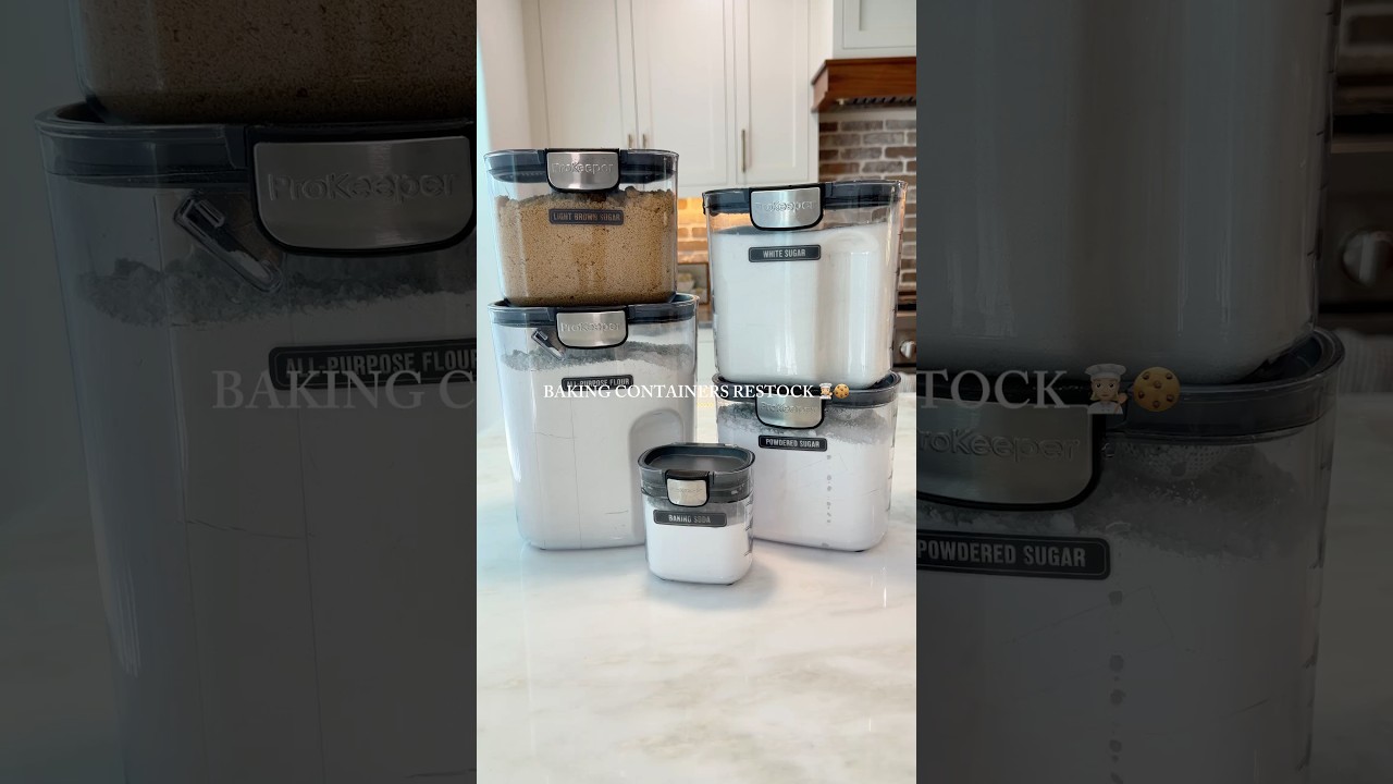 *ASMR* BAKING CONTAINERS RESTOCK! 