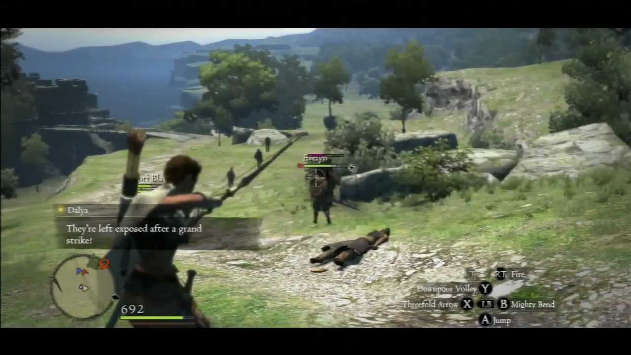 Dragon's Dogma - Guardsman Sought - Escort to Shadow Fort part 1