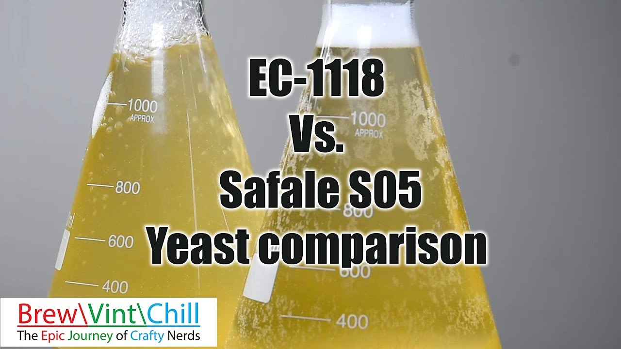 EC-1118 vs Safale-S05 Yeast comparison