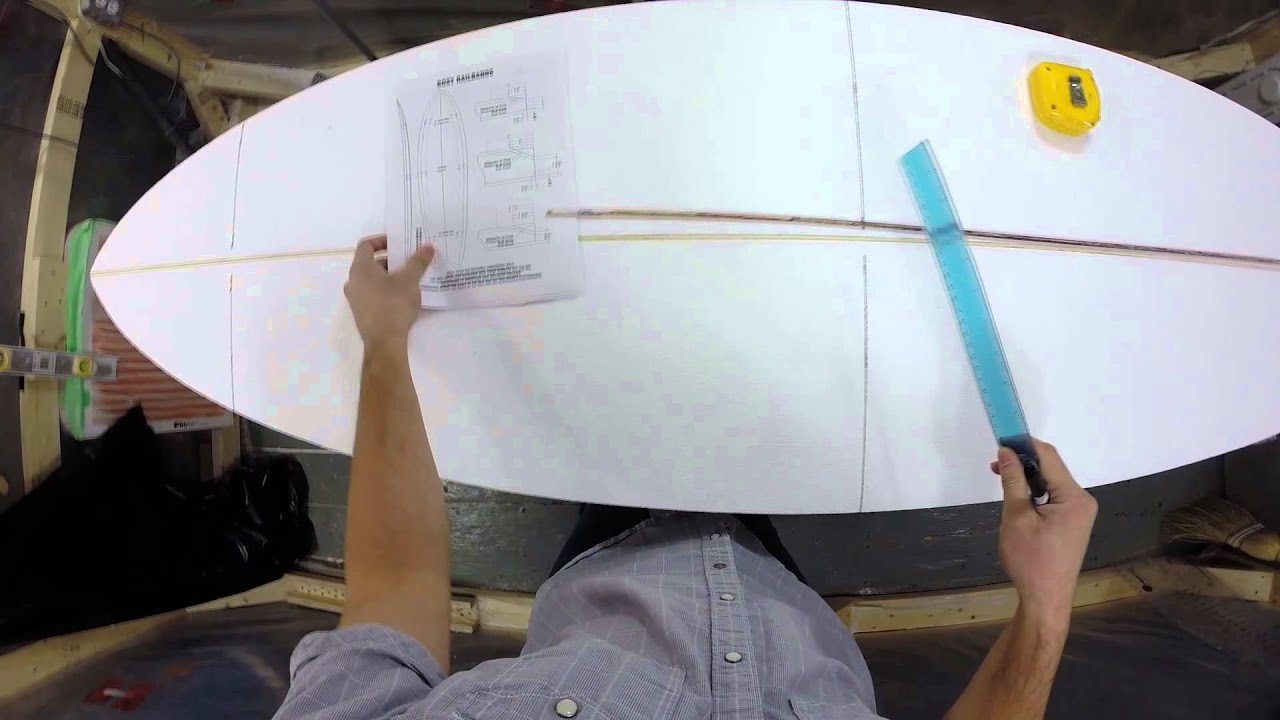 Marking Surfboard Rail Bands - Part 1: How to Build a Surfboard #12