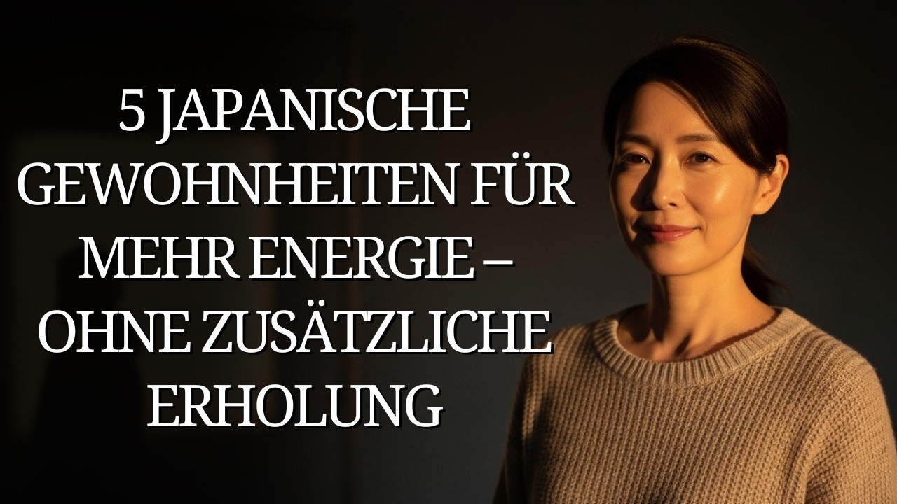 5 Japanische Gewohnheiten für mehr Energie – ohne zusätzliche Erholung